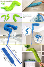 Flexible Fan Duster - Microfiber Bendable Cleaning Brush